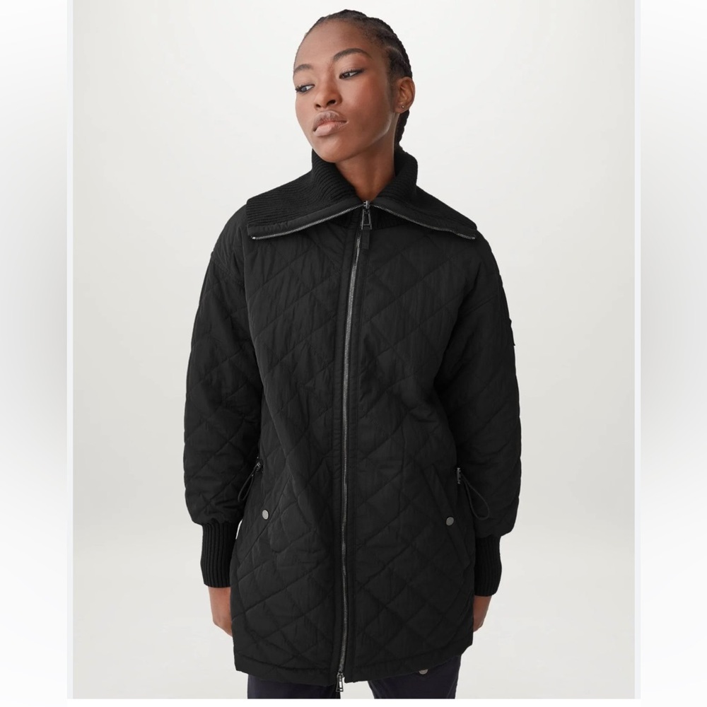 NWT Belstaff Boardwalk Winter Turtleneck Quilted Coat Size 40 | US 6